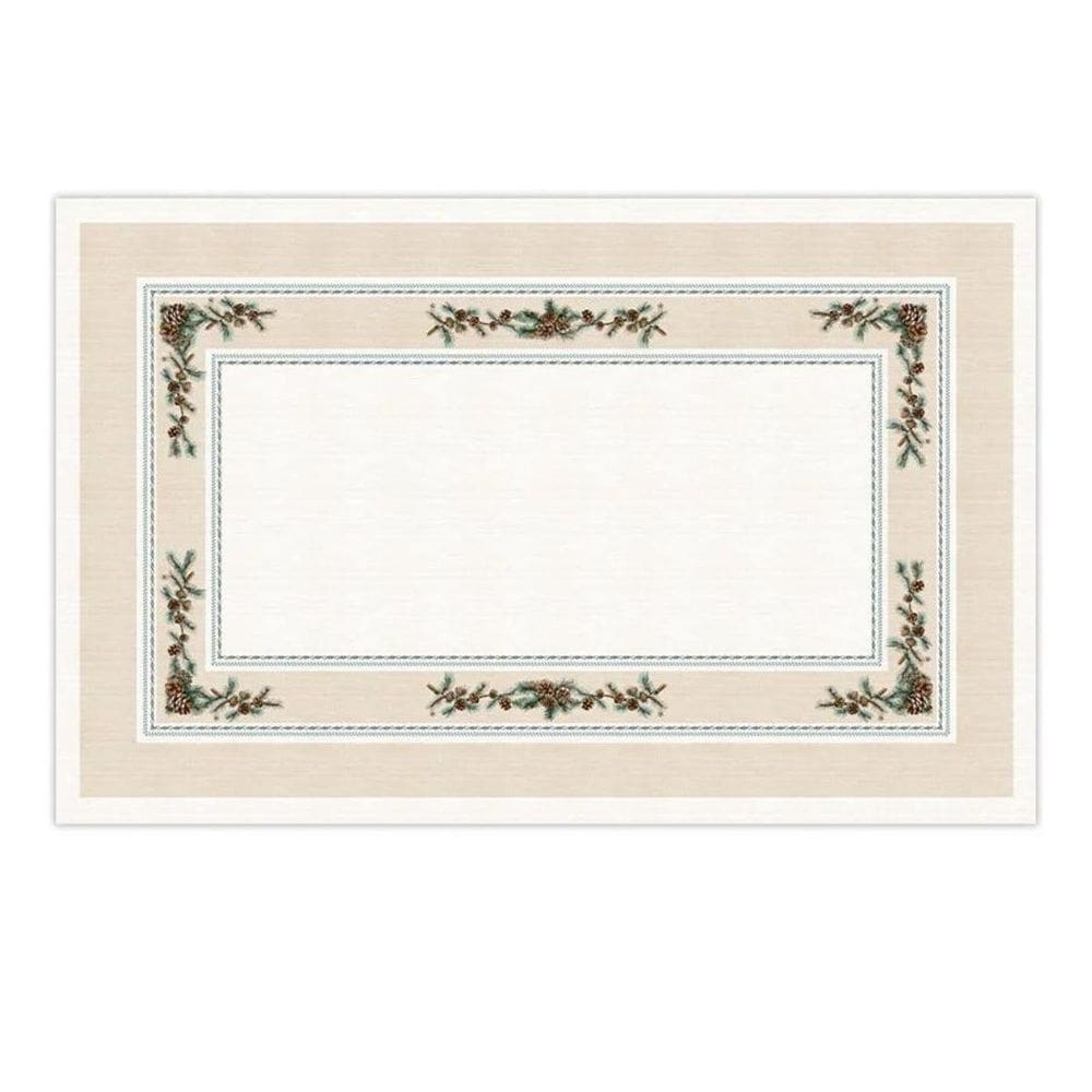 Toalha Mesa Natalina Encanto Das Pinhas 1,40X2,20Cm 197047