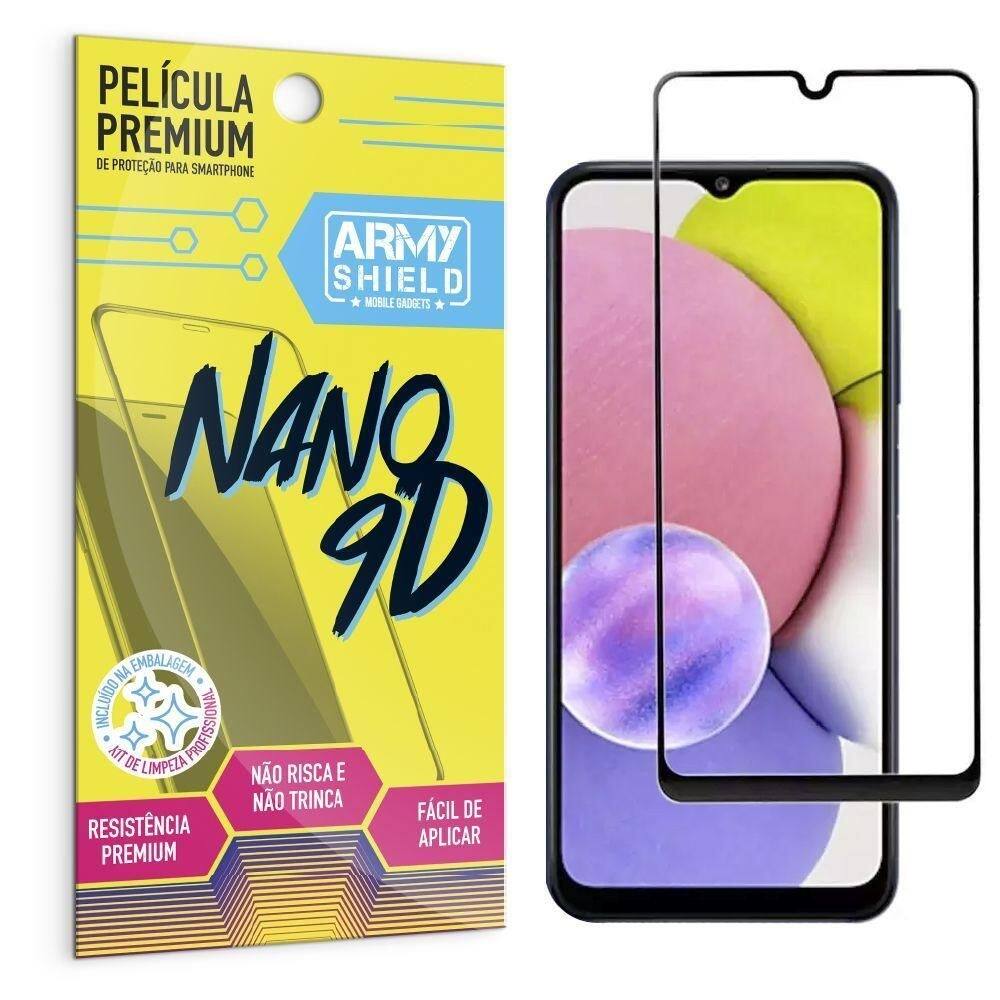 Película samsung a03s premium nano 9d - armyshield