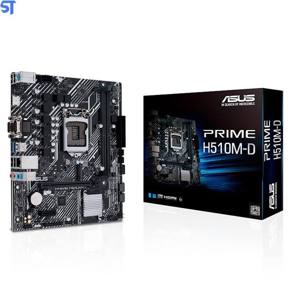 Placa mãe asus h510 prime soquete lga1200 / ddr4 - h510m-d