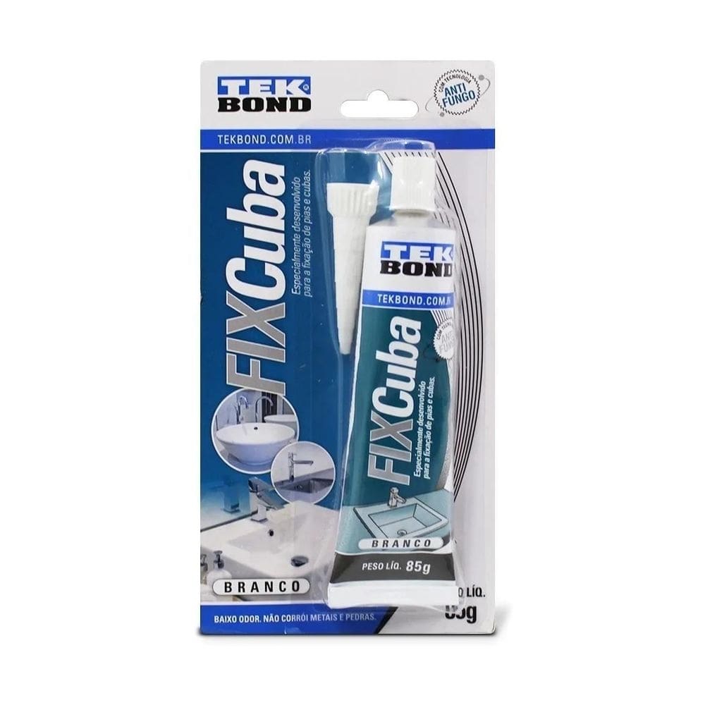 Cola adesiva fixcuba branco 85g tekbond