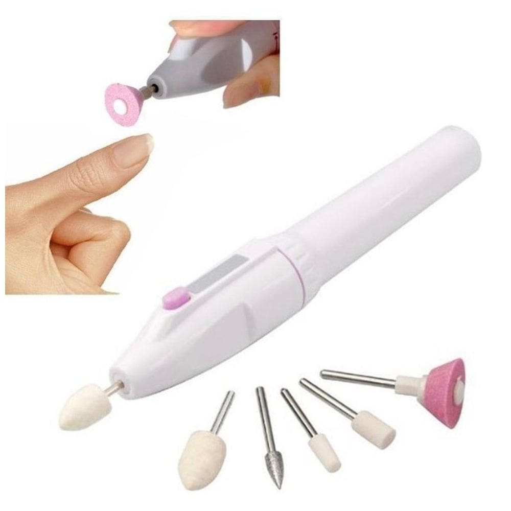 Lixador polidor unhas fem/masc removedor cuticulas eletrico