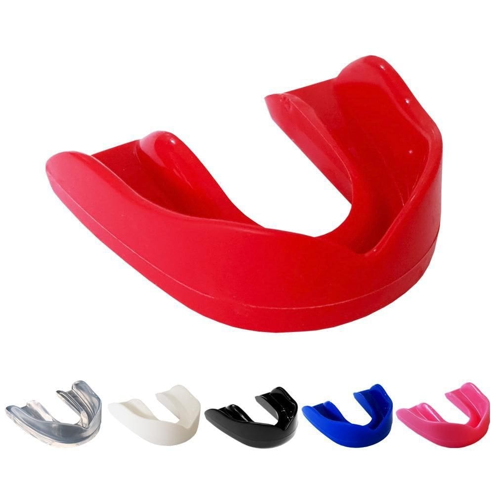 Protetor bucal básico simples moldável spank - vermelho