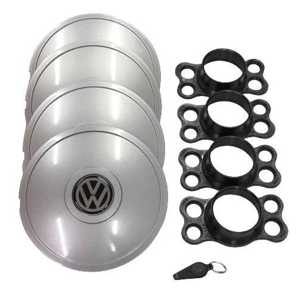 Calotas miollo vw saveiro aro 14 2009/2012 tradicional prata