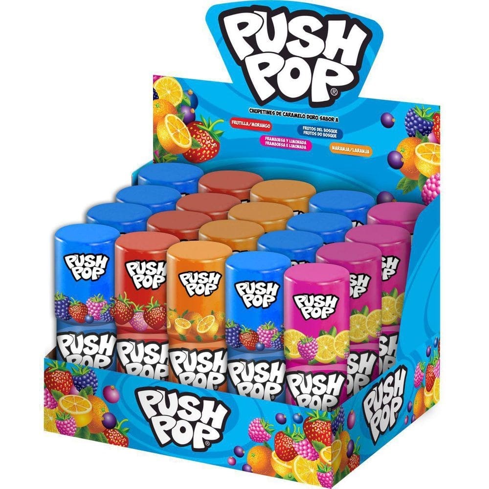 Doce push pop tradicional display com 20