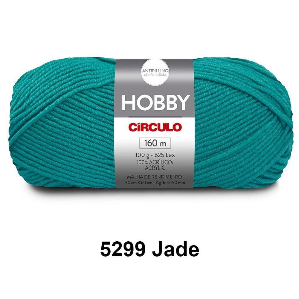 Lã fio hobby círculo 100g 160m novelo - tricô e crochê