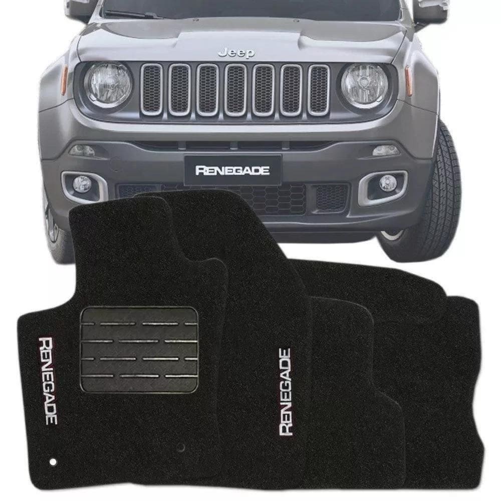 Tapete automotivo jeep renegade carpete base pinada