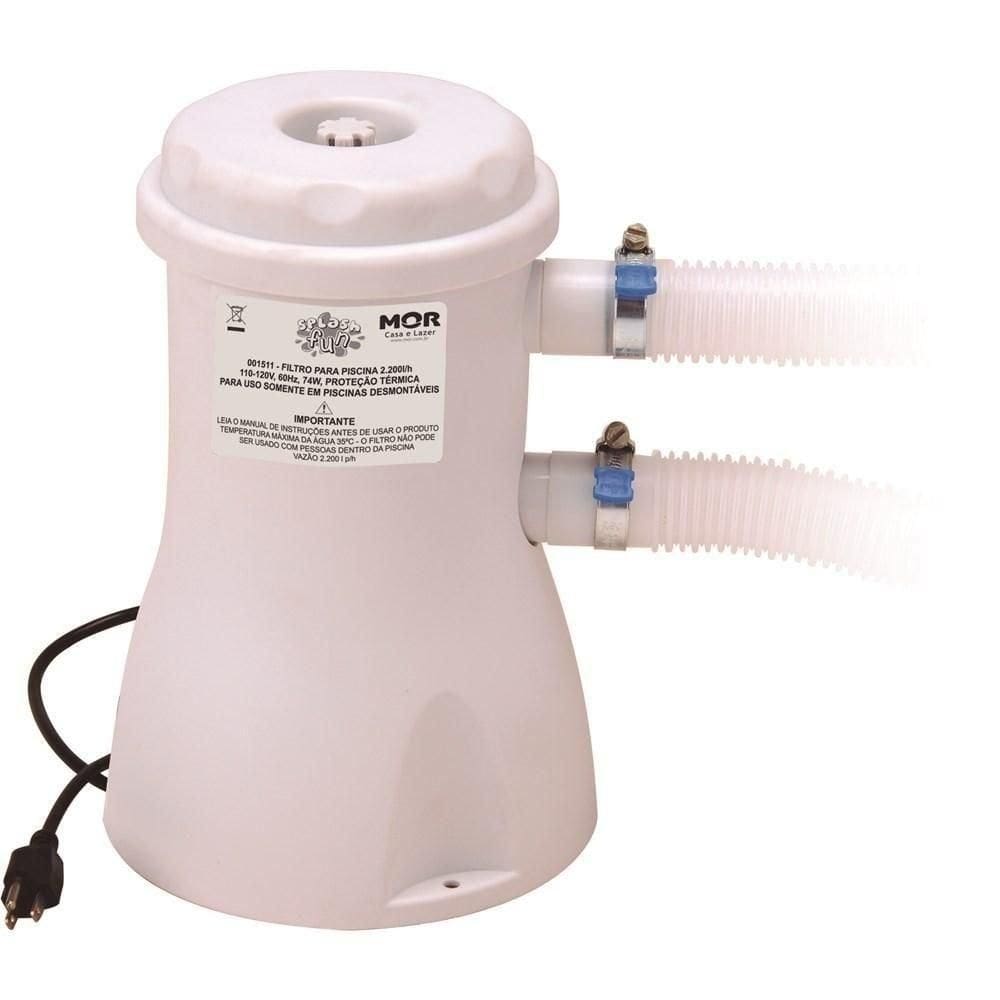 Filtro para piscina mor 2200 l/h 127v 1511