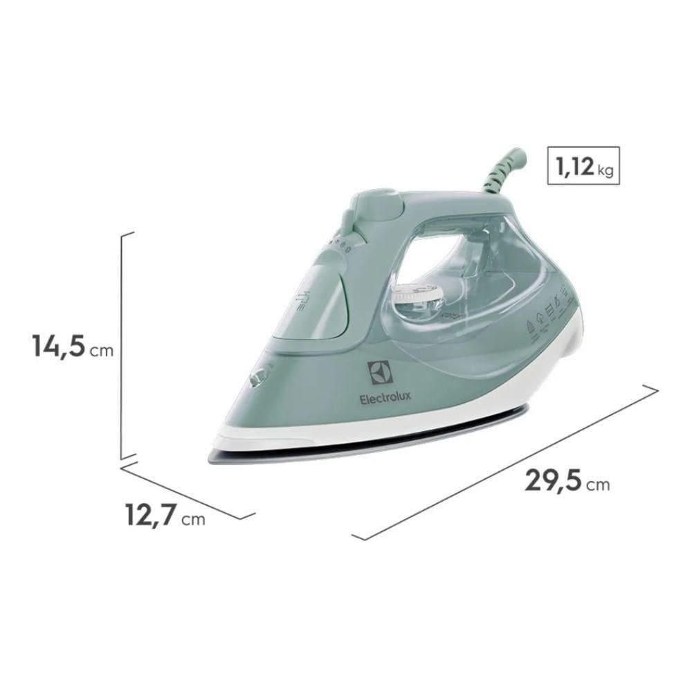 Ferro de passar roupa a vapor e a seco electrolux - 220v