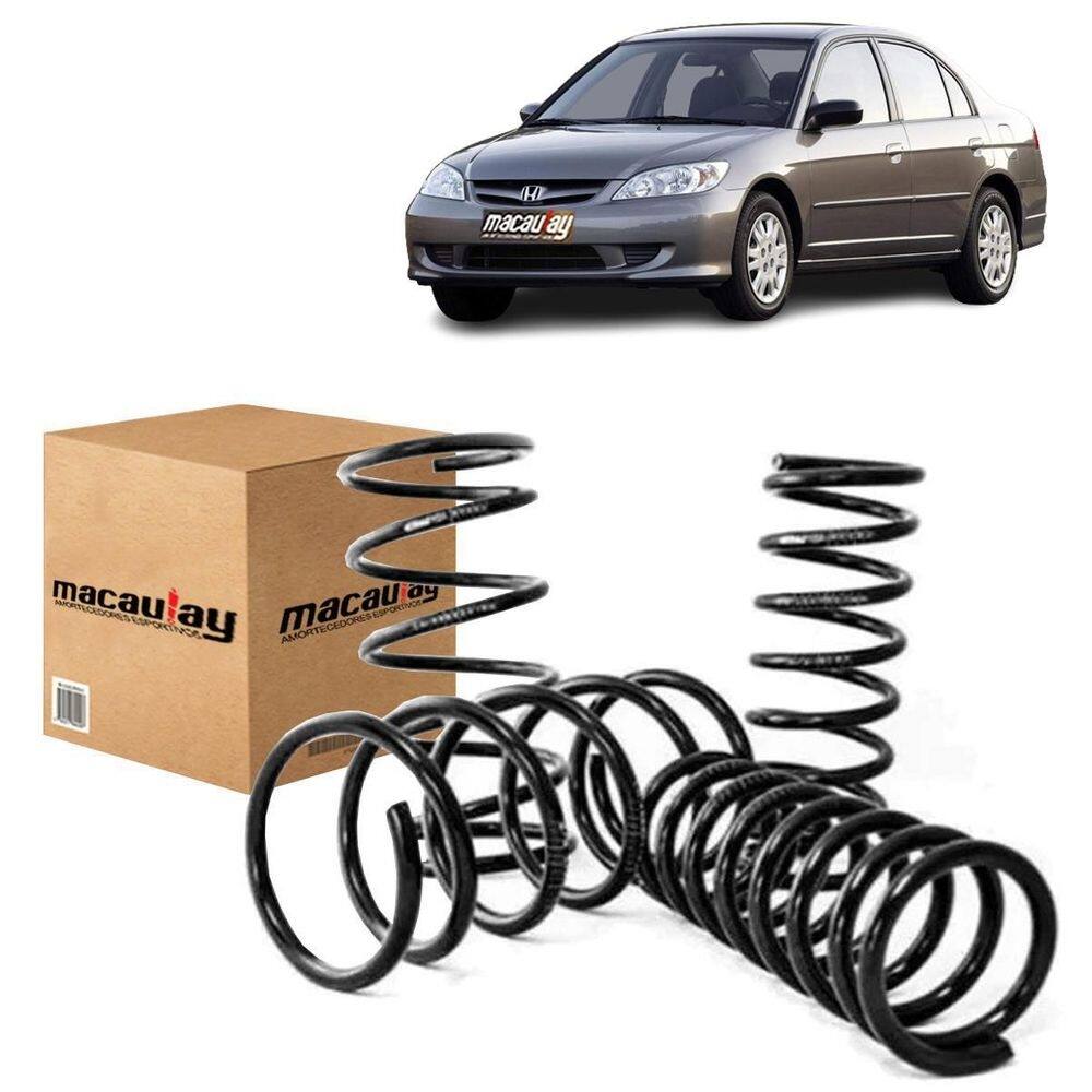 Jogo de molas tamanho honda civic 2001 ate 2005