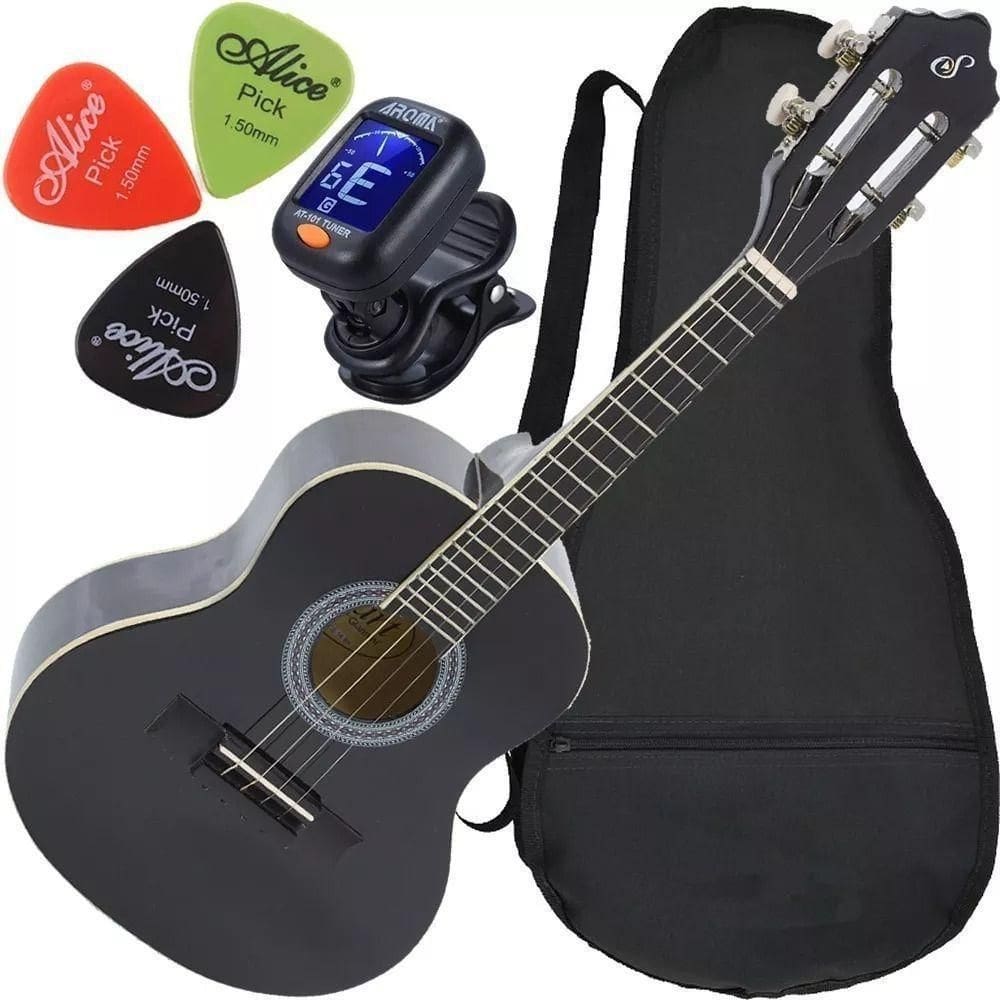 Kit cavaquinho acústico giannini cs14 preto