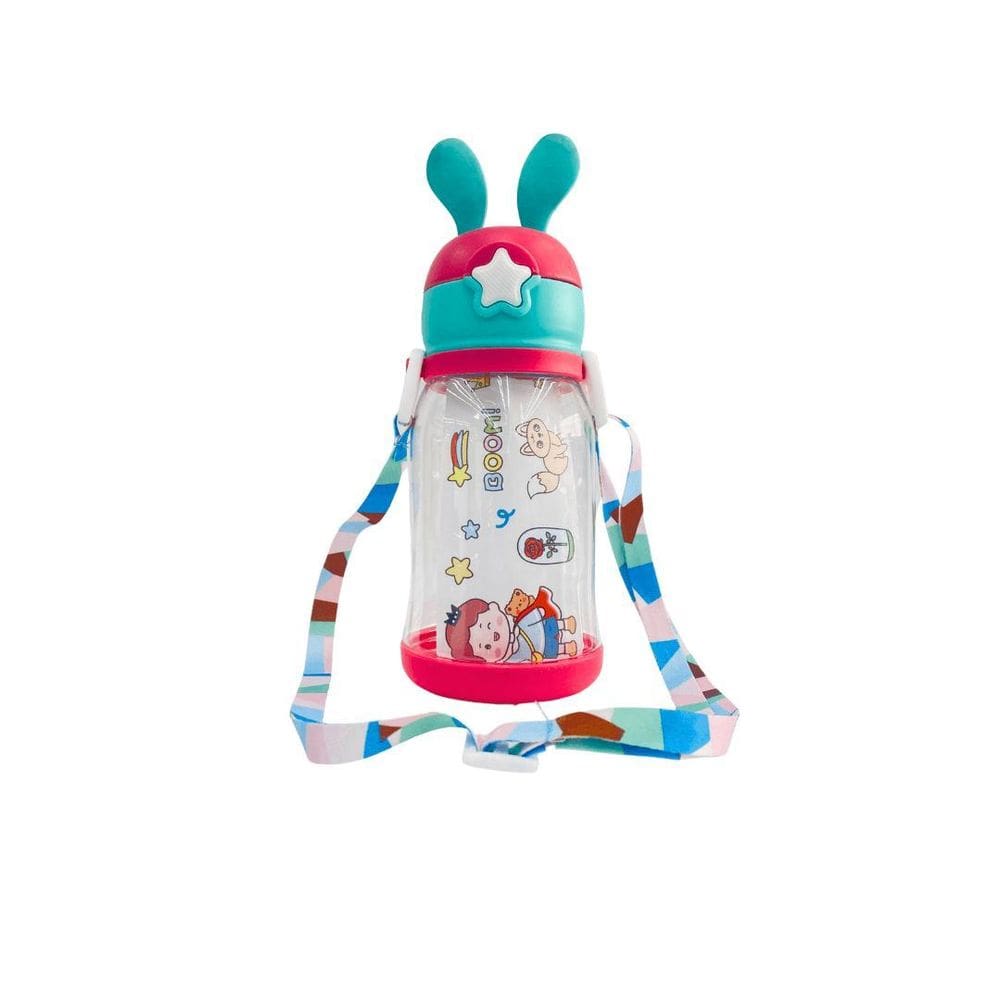 Garrafa infantil coelho 550ml com adesivo