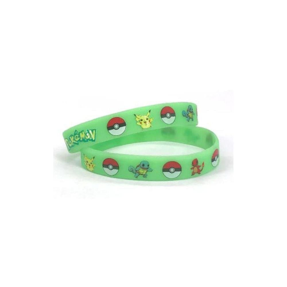 Pulseira pokémon luminosa pikachu e amigos 6,5cm infantil