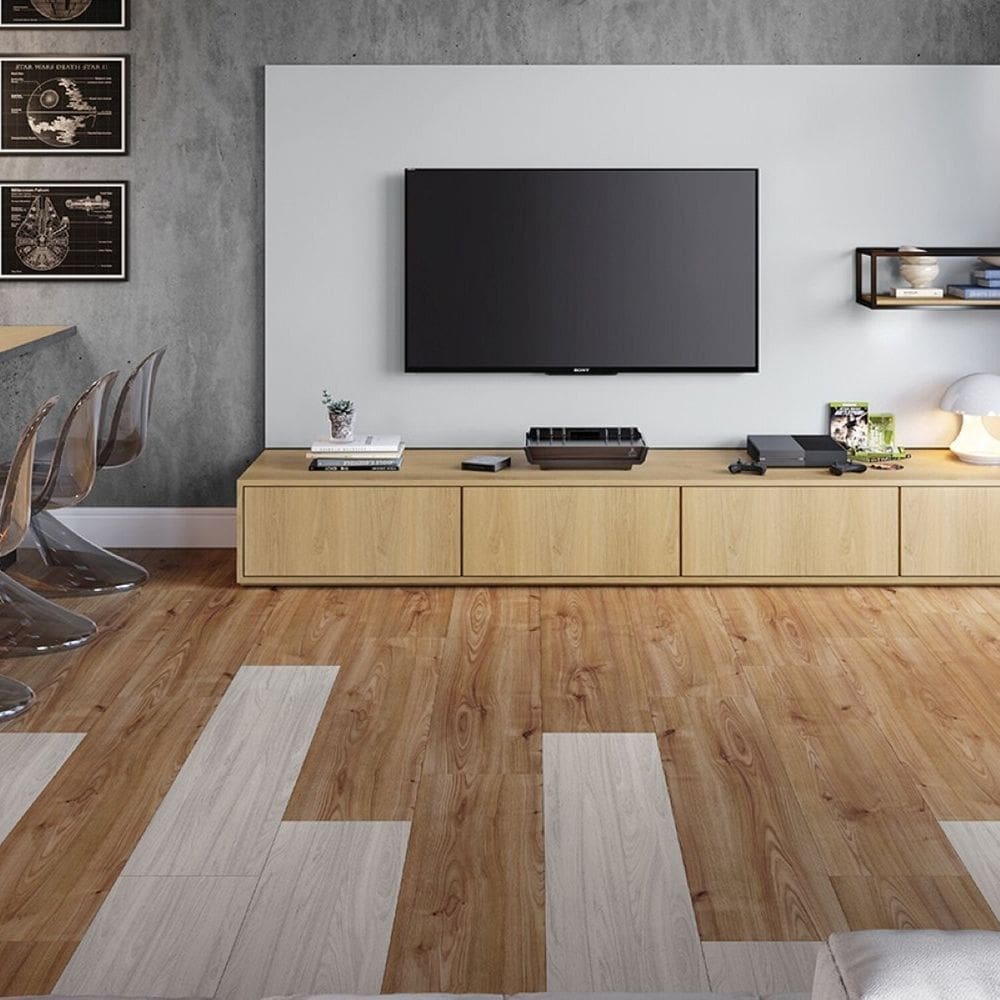 Piso Laminado 29,2cm X 7mm X 1,35m New Evidence Click Eucafloor - caixa com 2,77 Unidade - Veneto