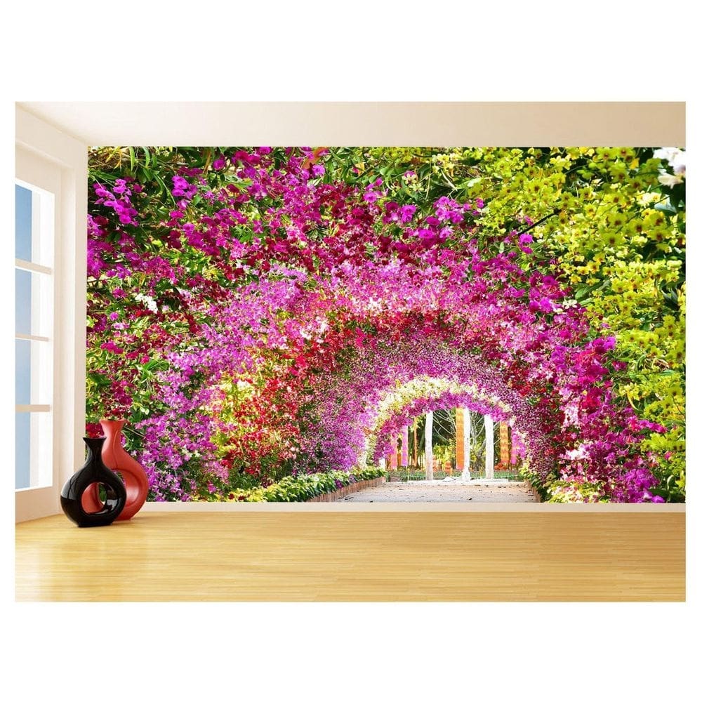 Papel De Parede Flores Rosas Pétalas Delicada 3,5M Nfl265