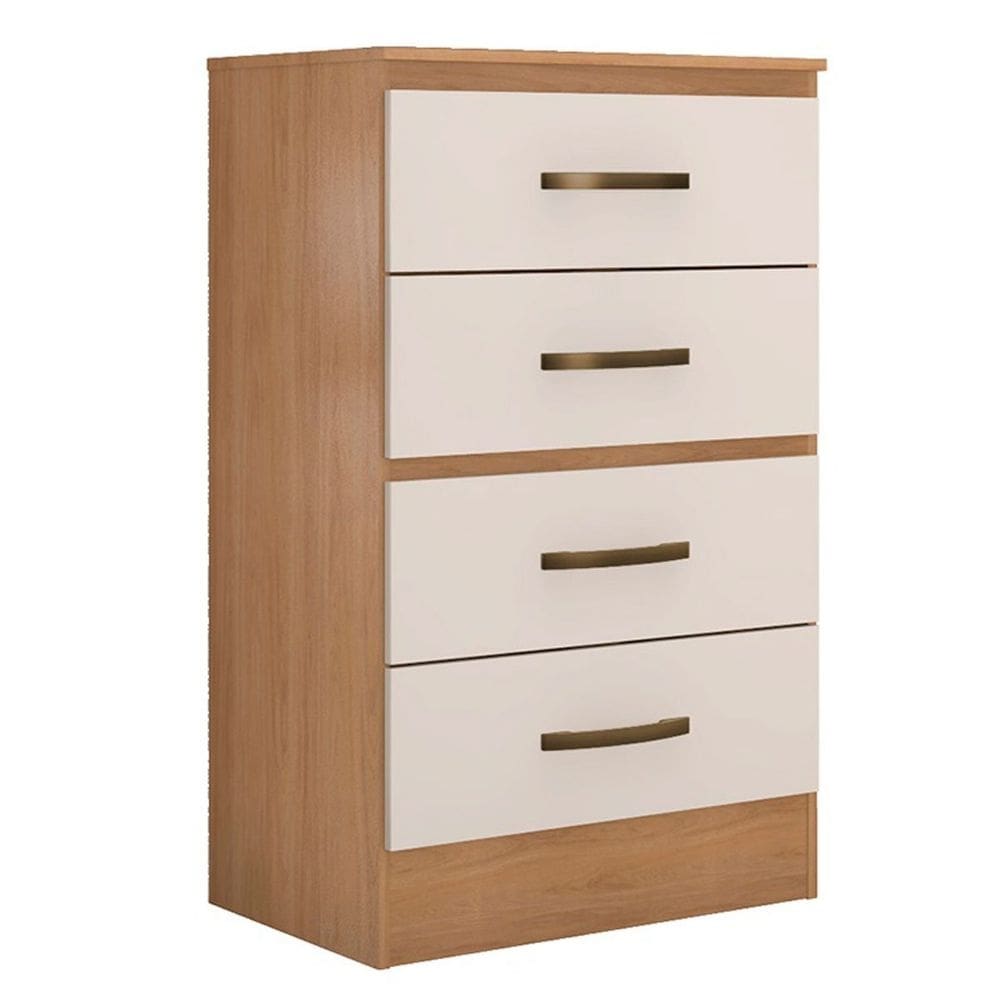 Cômoda para Quarto 4 Gavetas Lisa MDP