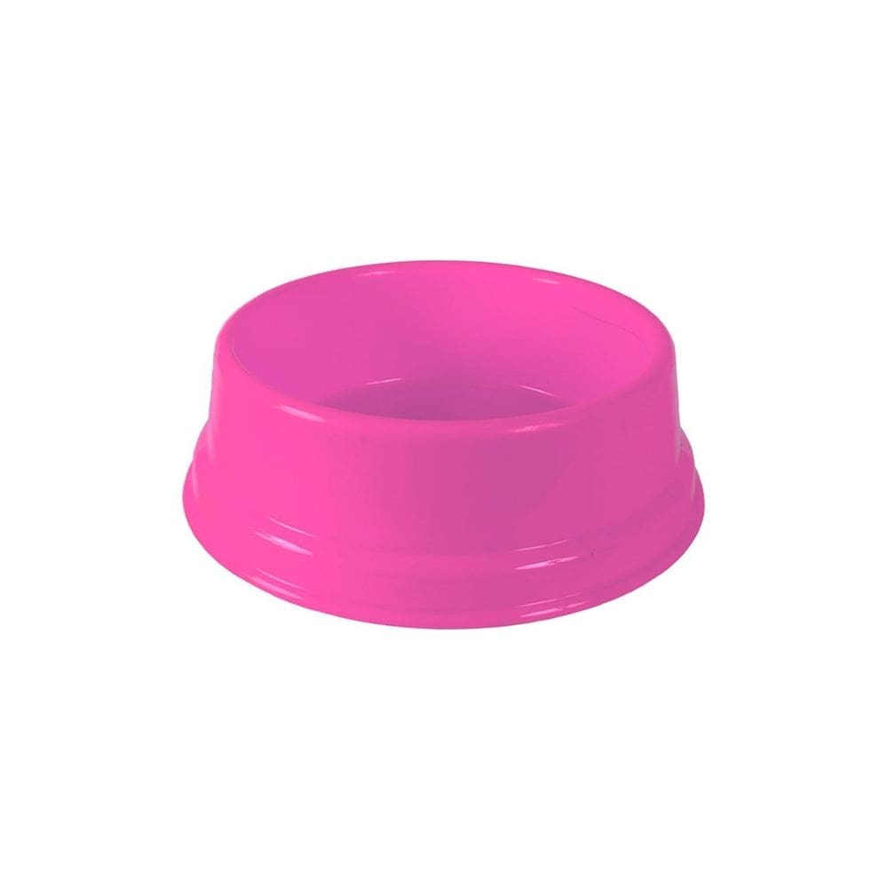 Comedouro Ou Bebedouro Cães Rosa 1200Ml Pet Au Jel Plast