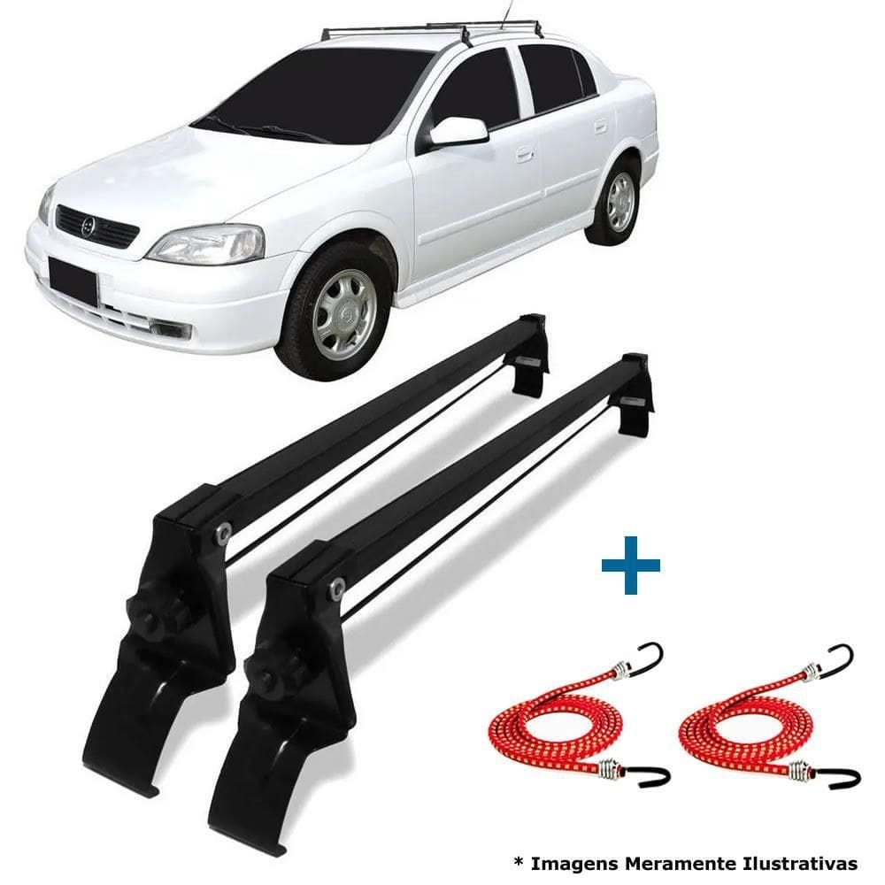 Rack teto astra 1999 à 2013 4 portas + 2 elástico carga