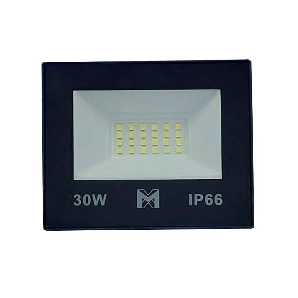 Refletor led holofote superled 30w luz branca 6500k mx led