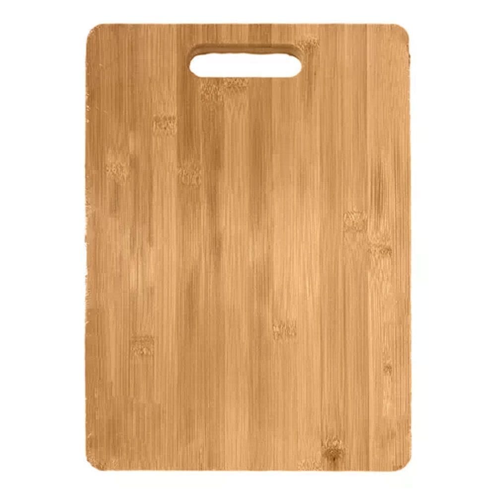 Tábua De Bambu Retangular 35X25Cm Corte Carne Cozinha