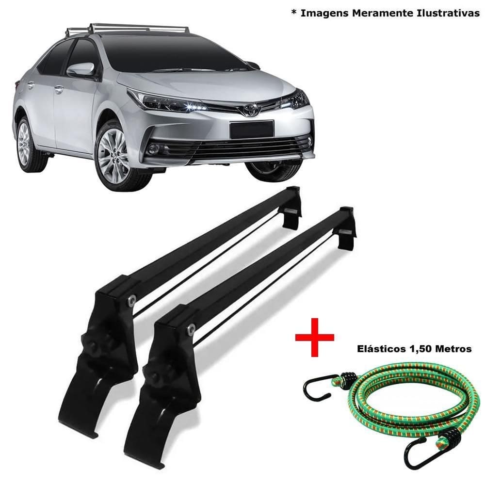 Rack de teto toyota corolla 2014 ate 2019 e 1 elastico corda