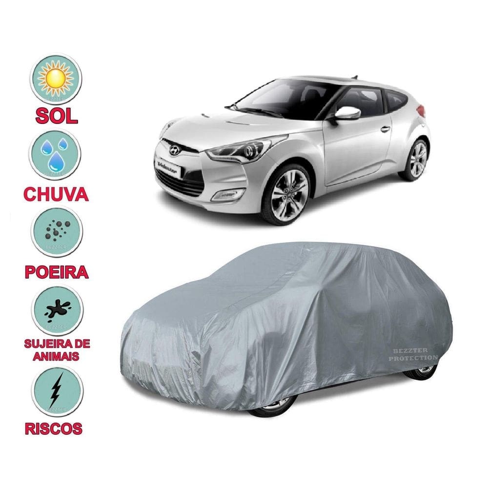 Capa cobrir carro hyundai veloster impermeável proteção