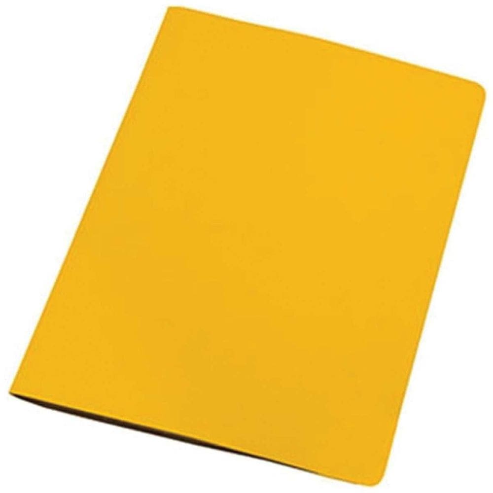 Pasta grampo trilho papel oficio laranja