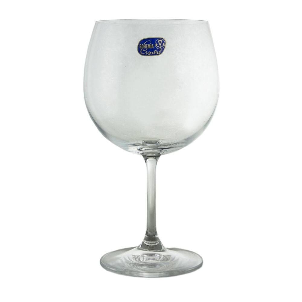 Conjunto de 6 taças para gin em vidro 600ml roberta bohemia