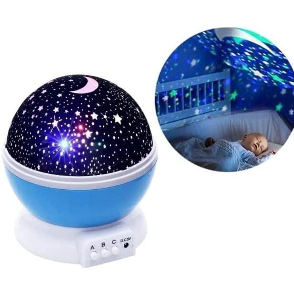 Luminária Ledglobo Projetor Giratório Estrelas,Lua Decoração