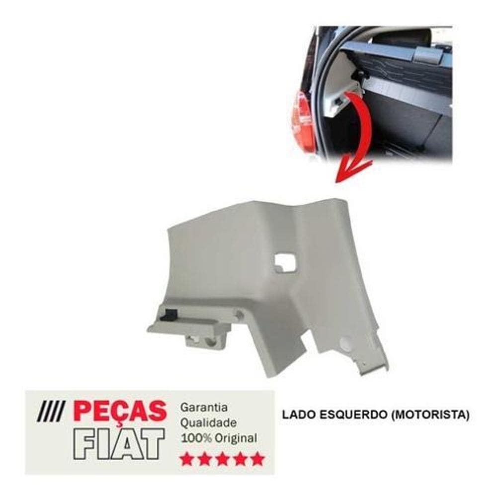 Suporte do bagagito esquerdo fiat mobi