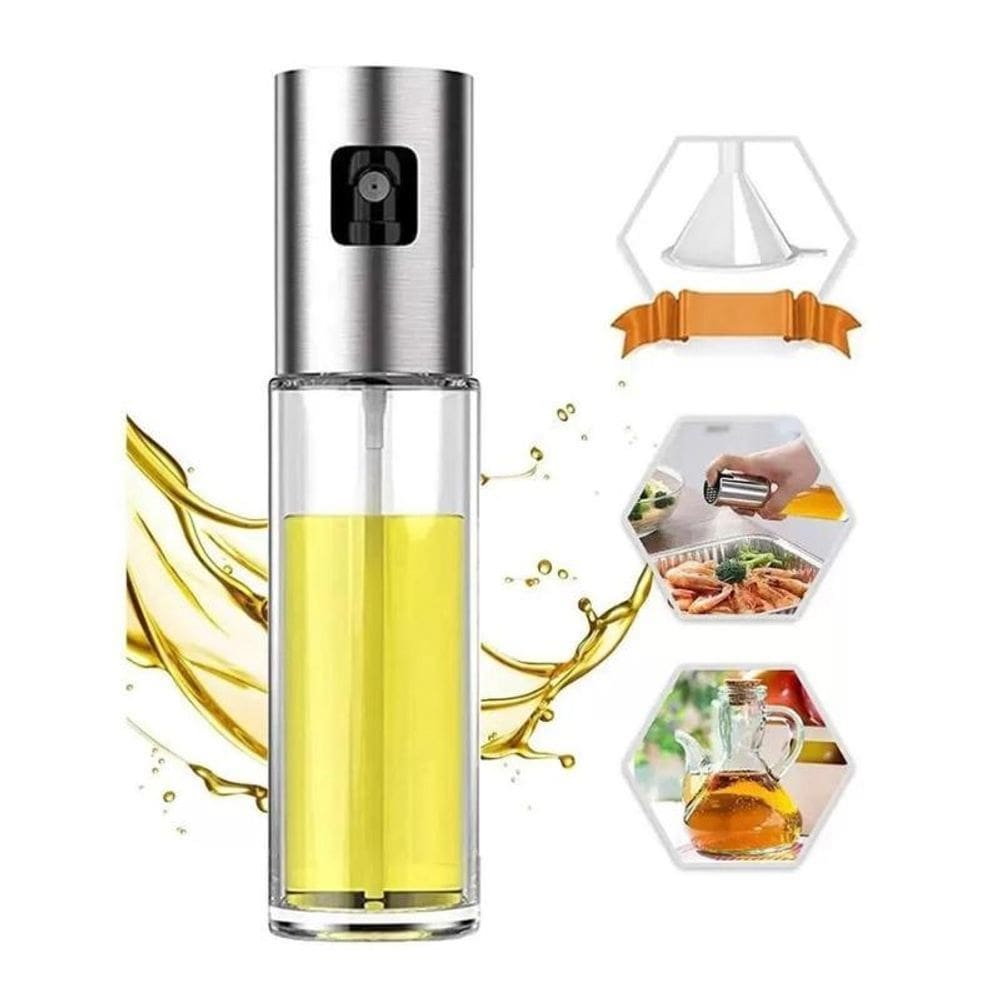 Spray pulverizador galheteiro vinagre azeite 100ml prata