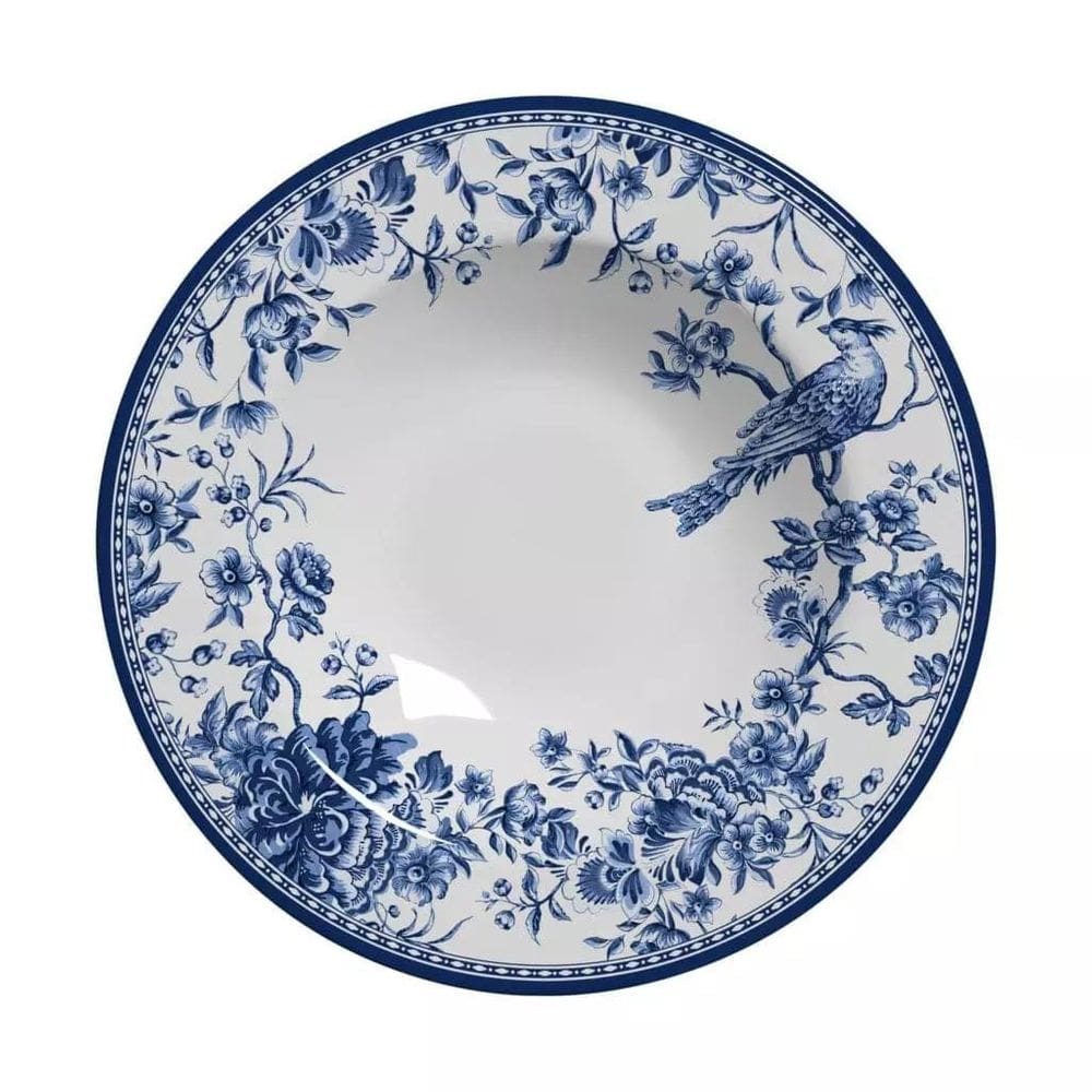 Conjunto com 6 pratos fundo chinese garden alleanza 1linha