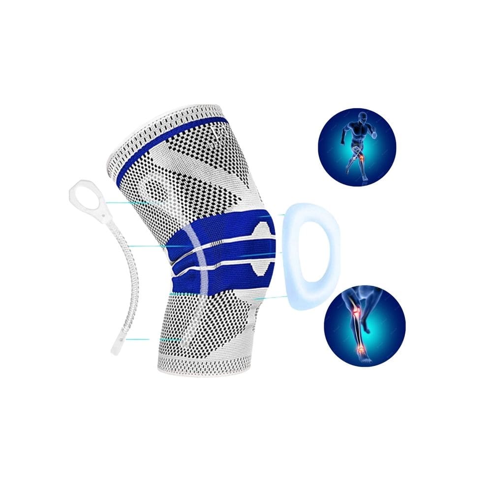 Joelheira de compressão Bauerfeind Elastic para esportes