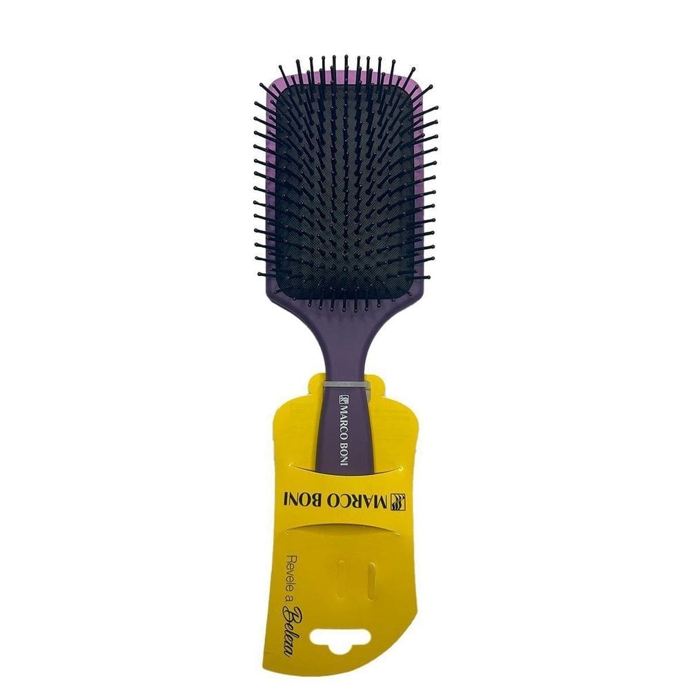 Escova De Cabelo Raquete Soft Touch Degradê Cor: Roxa
