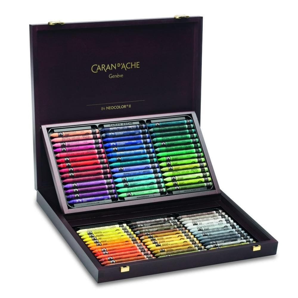 Giz Pastel Aquarelável Caran D`Ache Neocolor Ii C/84 - Caixa