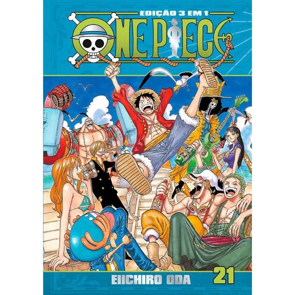 One Piece 3 Em 1 Vol. 21