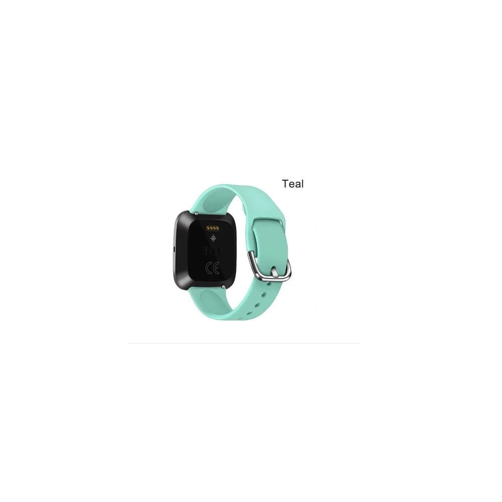 Pulseira de silicone para relógio Fitbit Versa 2 1 Lite - Turquesa