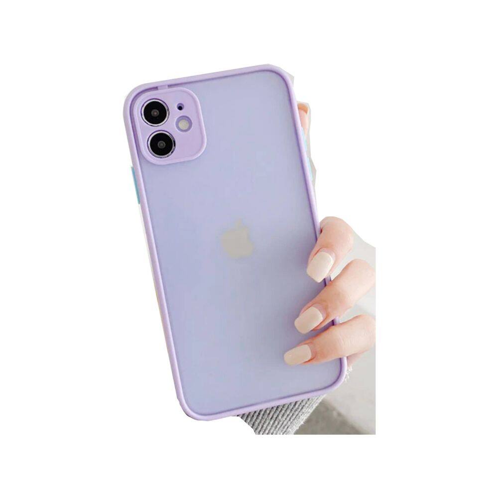 Capa de silicone Premium Matte para 11 lilás
