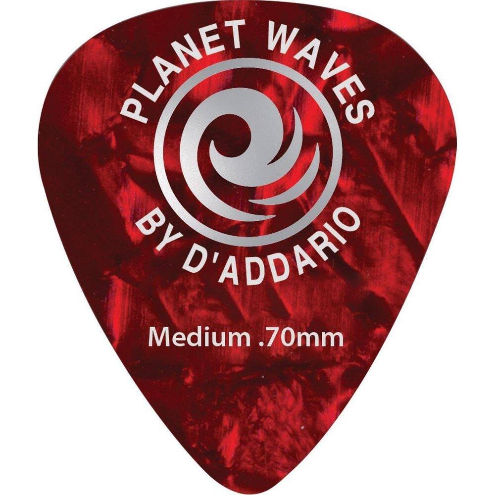 Palheta para guitarra de celuloide 1crp4-10 - vermelho pér