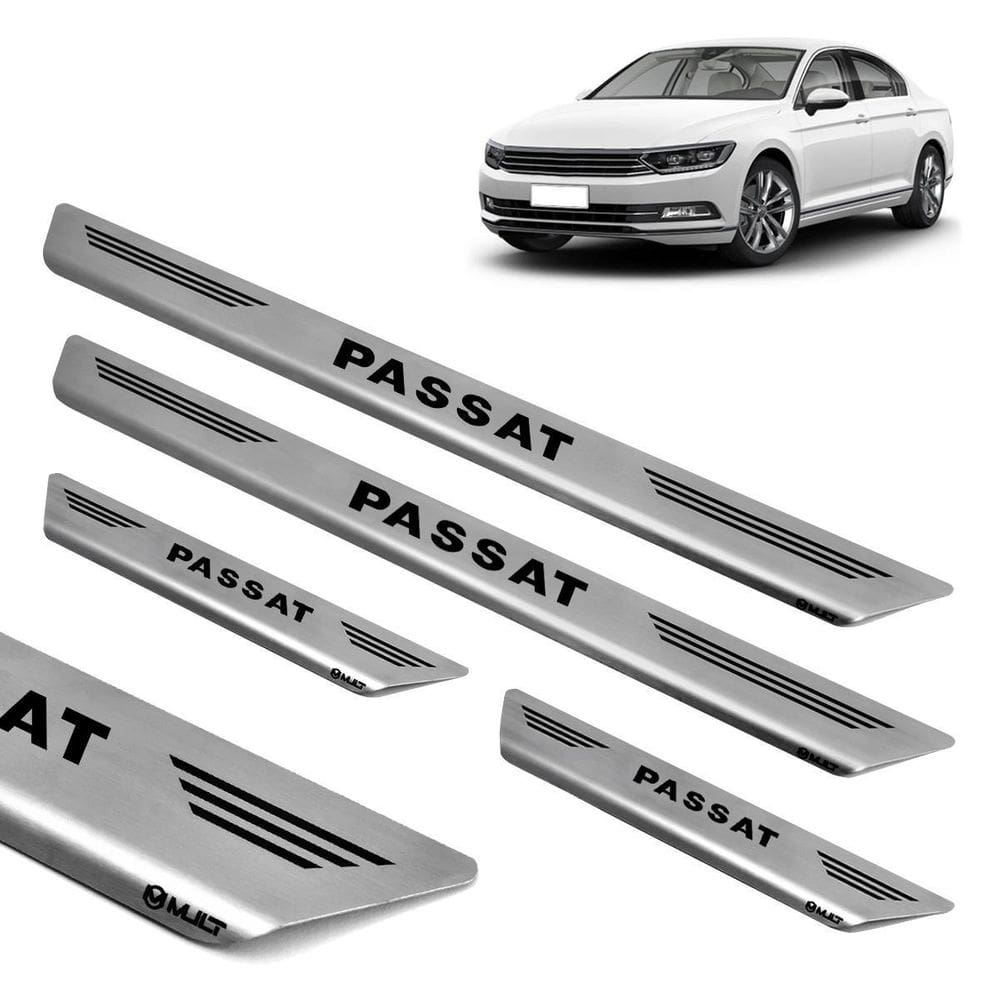 Soleira aço inox escovado porta mult passat 2017