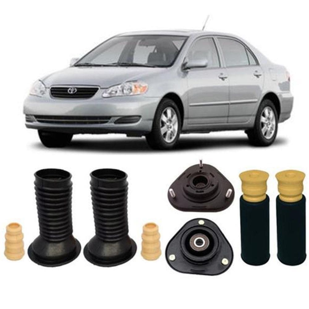 Kit batente coxim dianteiro traseiro corolla 2003 2004 2005