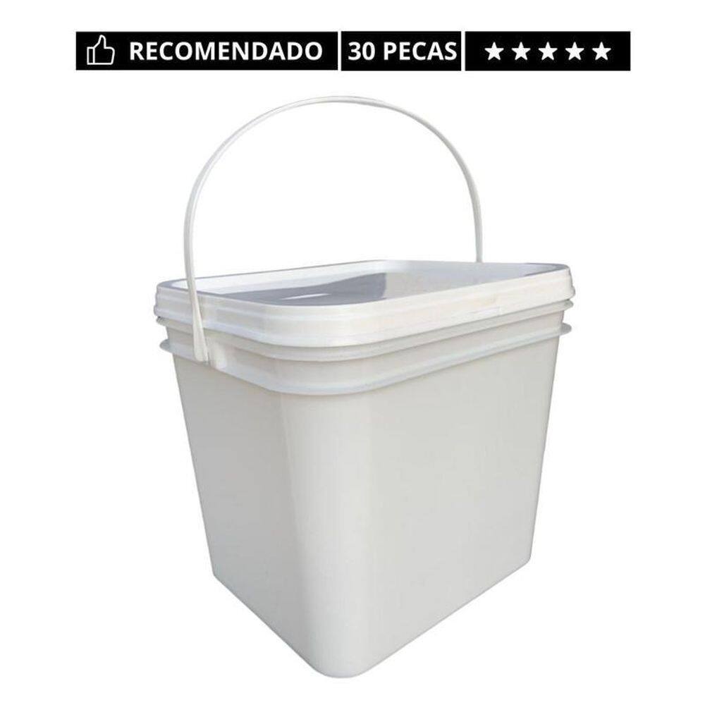 Balde 3l retang tampa lacre p descartar produtos-30 un