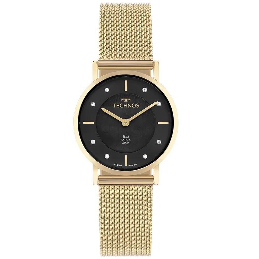Relógio Technos Analógico Dourado Feminino 2025Ltx1P