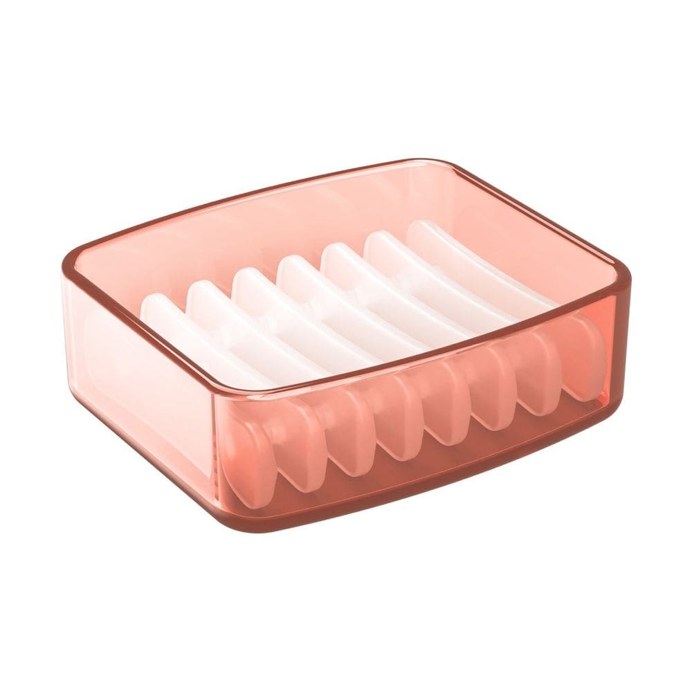 Saboneteira para Banheiro Coza Splash Coral Sunny