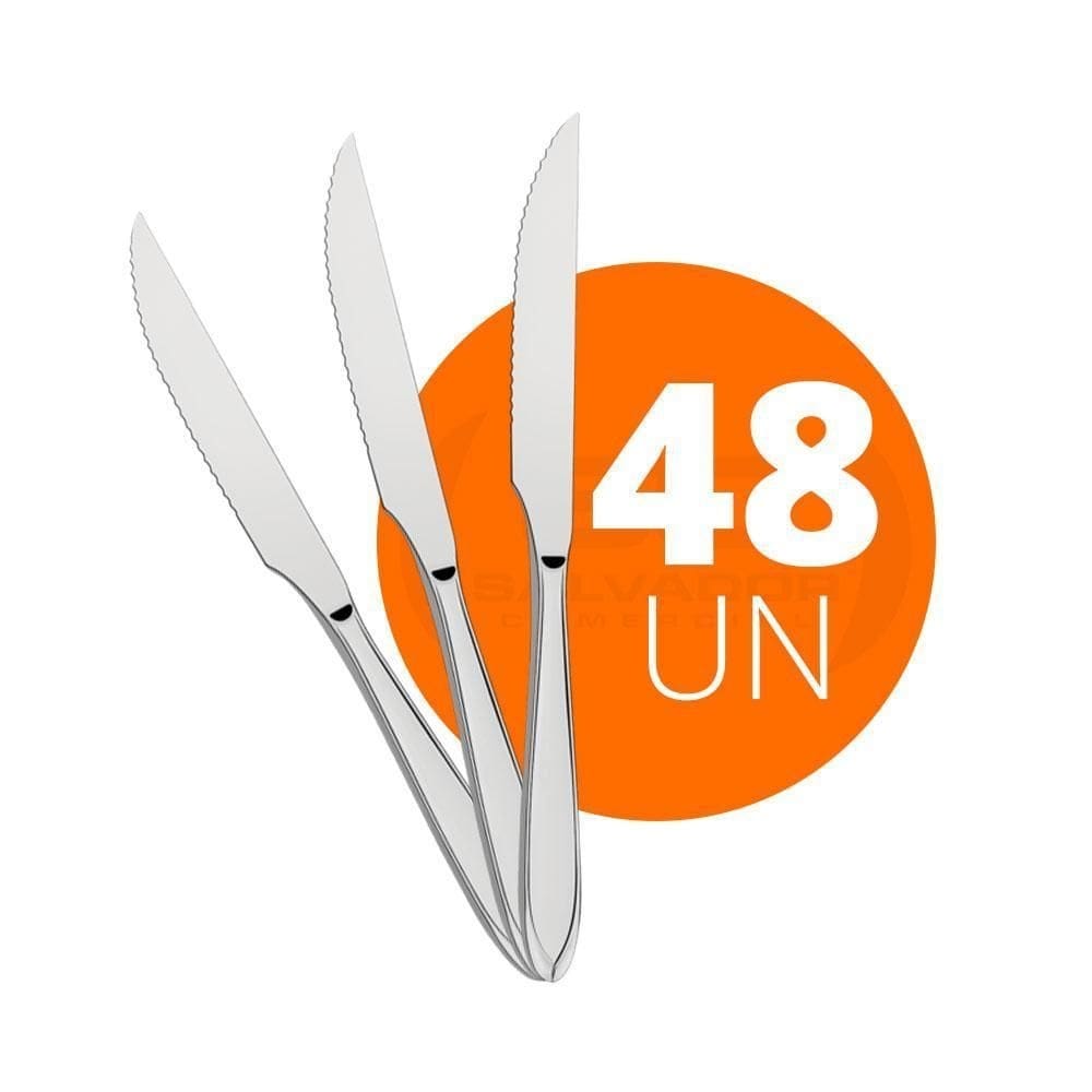 48 facas de churrasco luxo laguna aço inox fitop tramontina