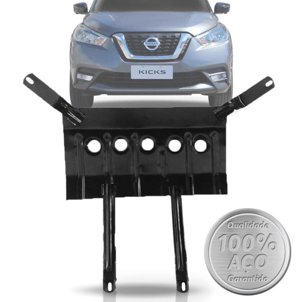 Protetor carter peito de aço nissan kicks 2016 2017