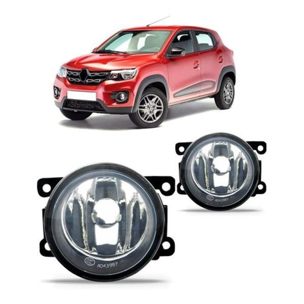 Par farol milha auxiliar kwid 2017 a 2019