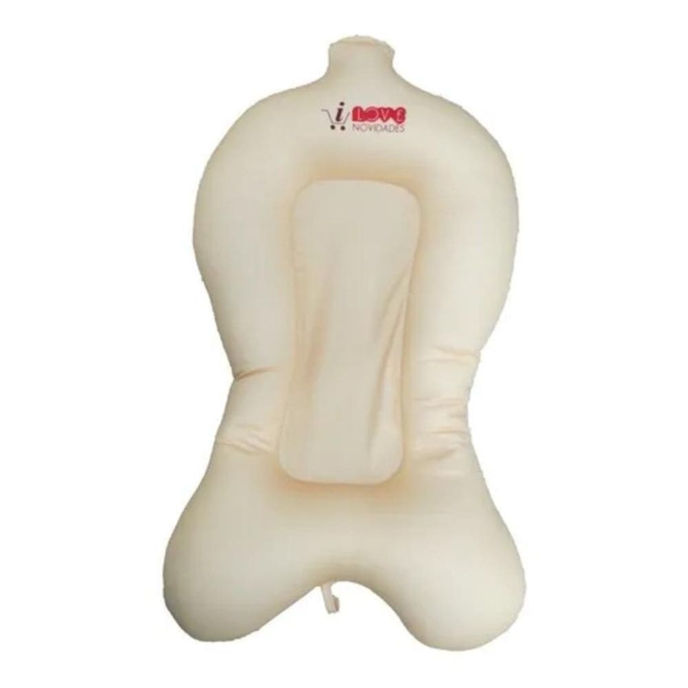 Almofada para banho - creme lisa