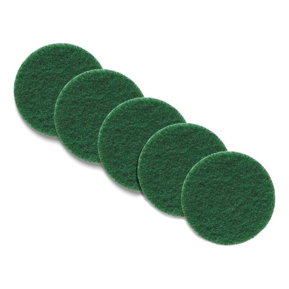 Disco Verde 510Mm Enceradeira Para Limpeza De Piso 5 Unidade