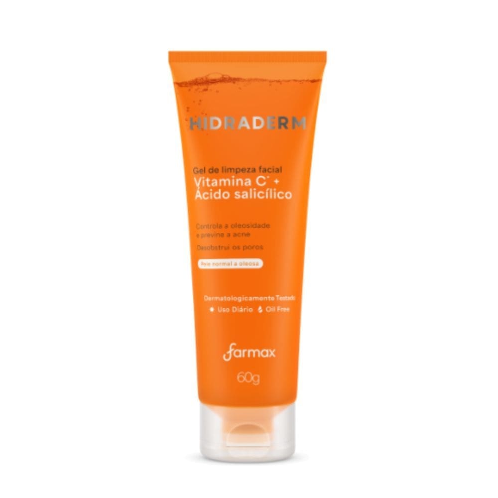 Gel de Limpeza Facial Hidraderm Vitamina C e Ácido Salicílico 60g