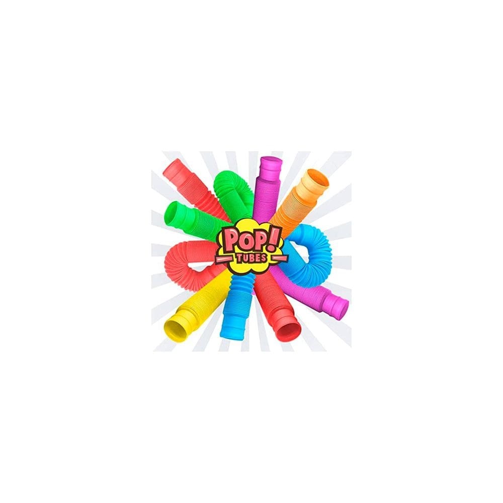 Tubos Sensory Toy Pop Colorful Tik Tok 12 unidades
